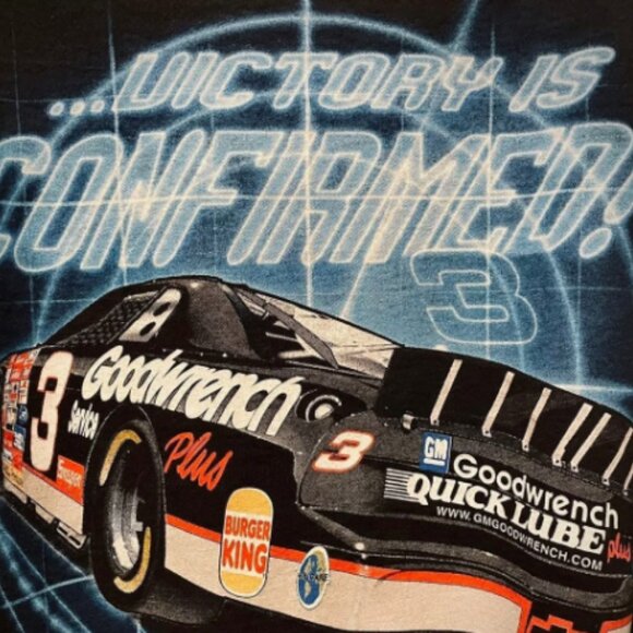 Vintage NASCAR T-Shirt - Double Sided - Picture 4 of 4